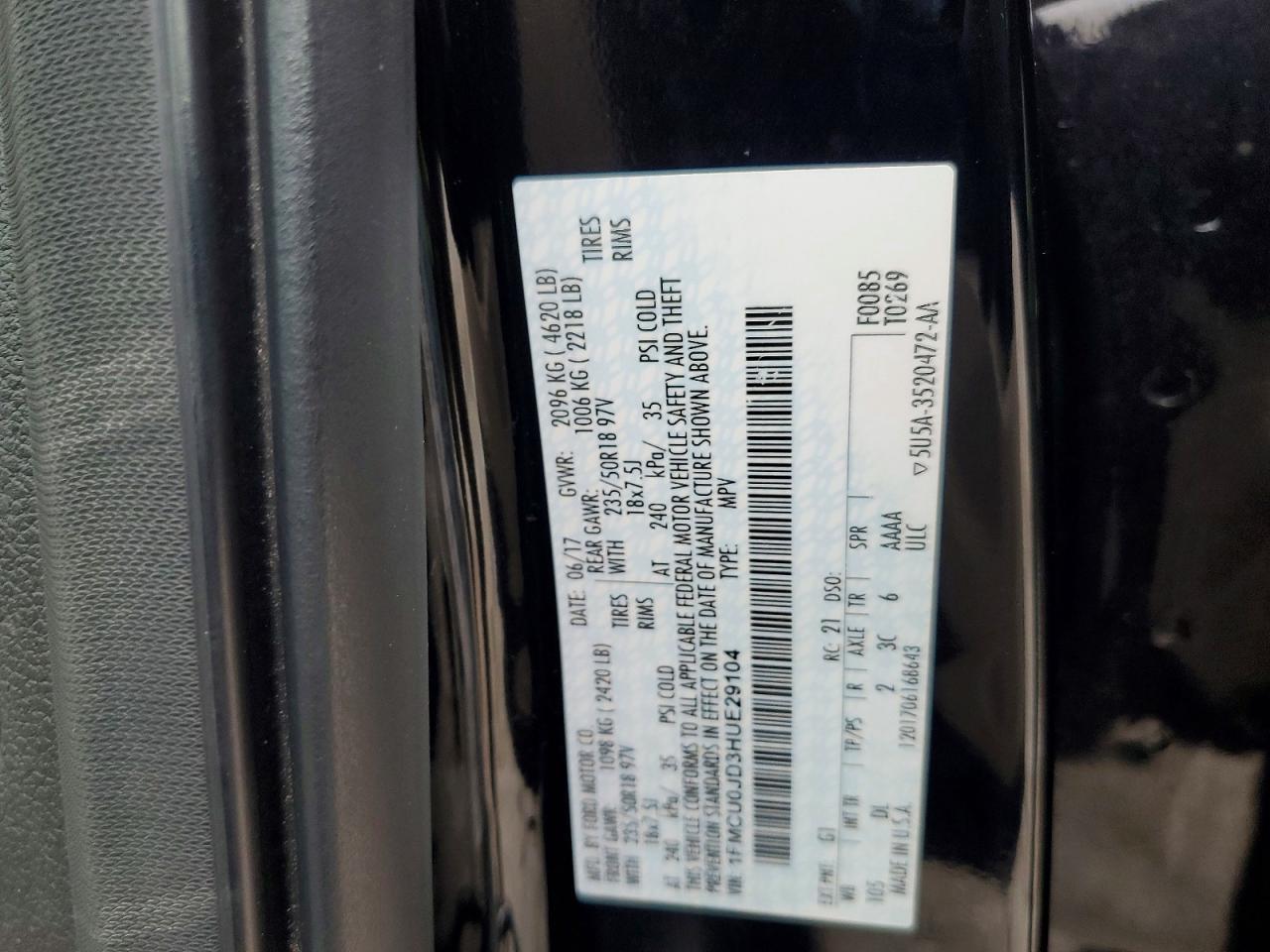 2017 Ford Escape Titanium