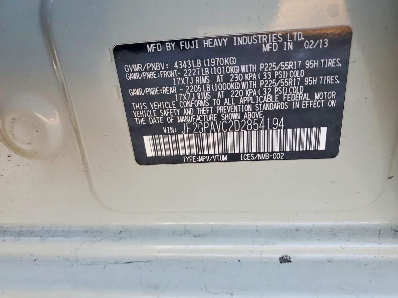 2013 Subaru Xv Crosstrek 2.0 Premium