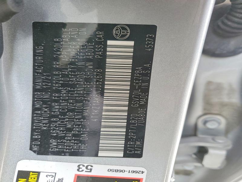 2022 Toyota Camry xse V6