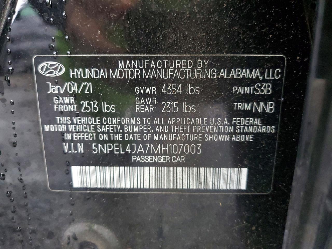 2021 Hyundai Sonata