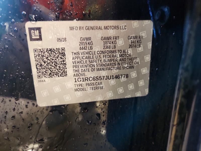 2018 Chevrolet Volt lt