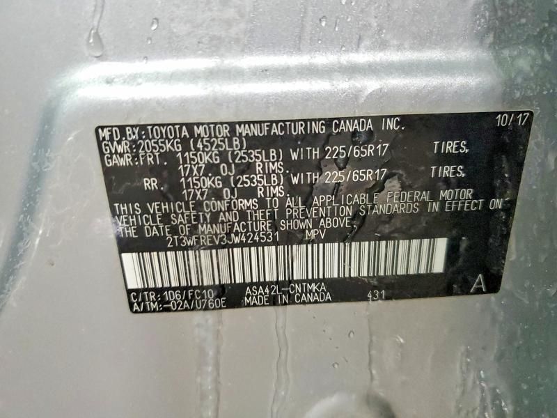 2018 Toyota Rav4 Adventure