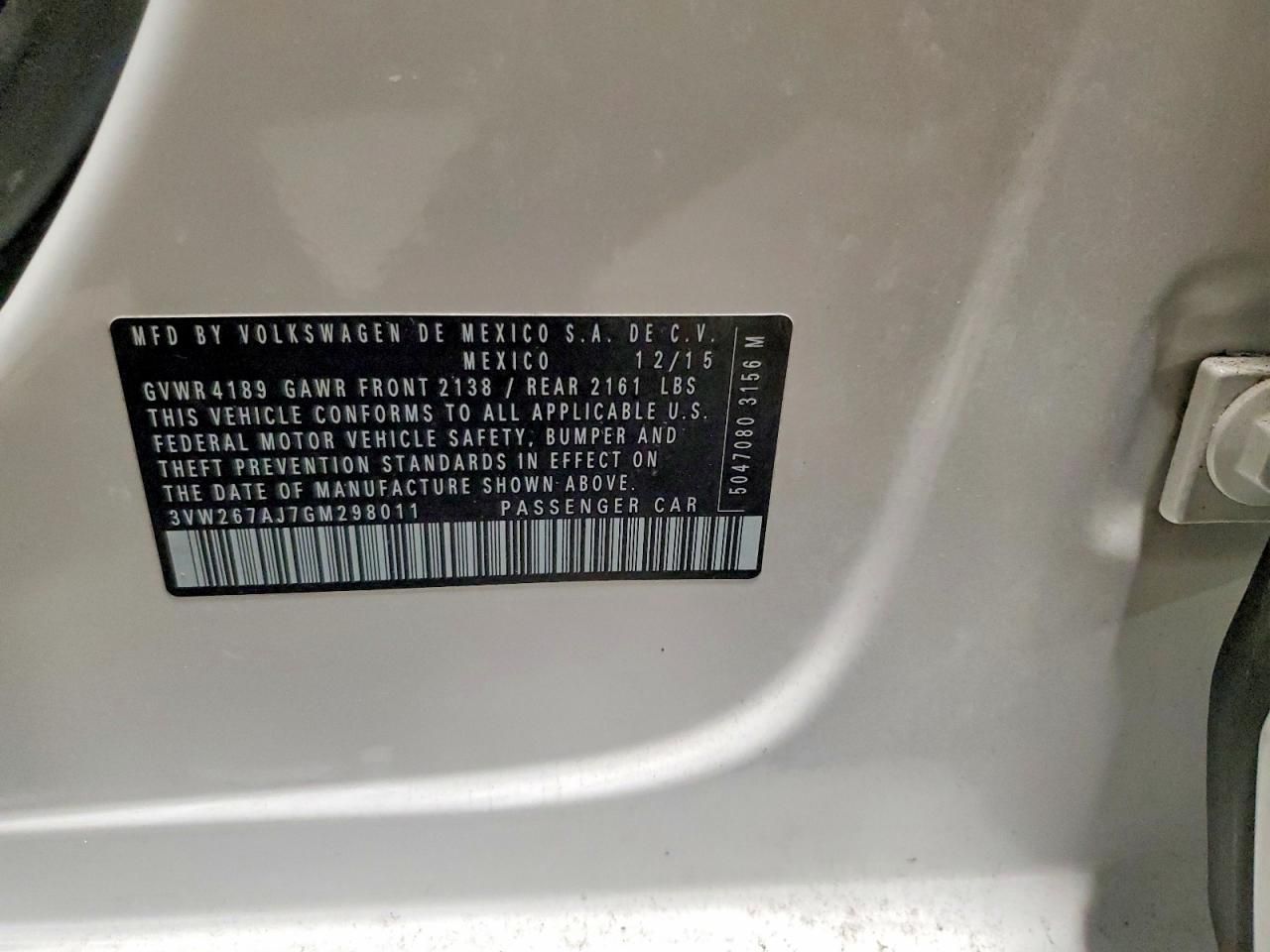 2016 Volkswagen Jetta s