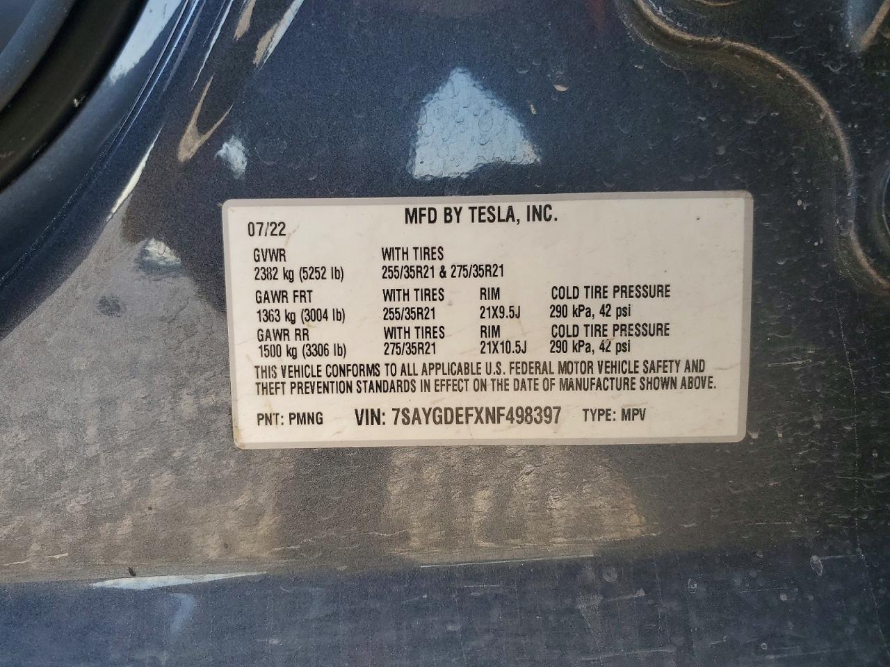 2022 Tesla Model y