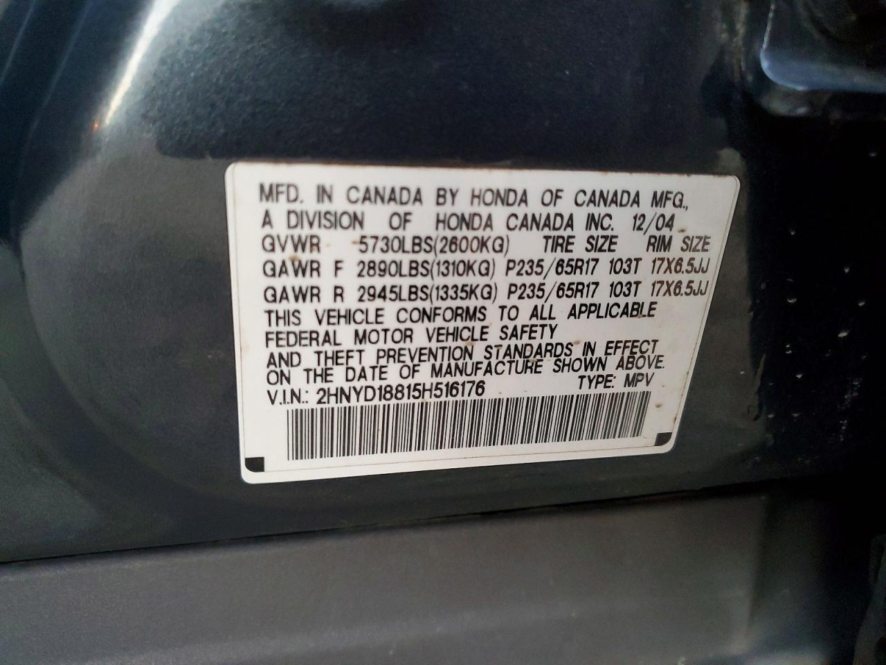 2005 Acura Mdx A-spec