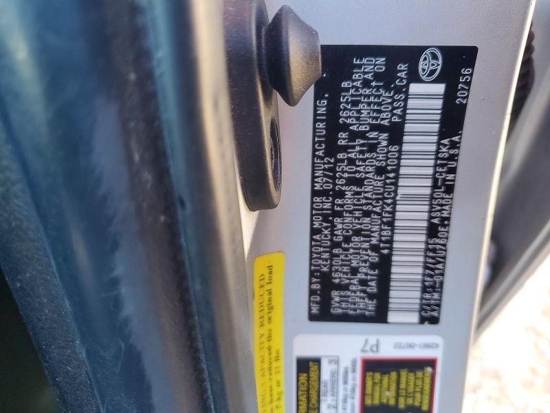 2012 Toyota Camry Base