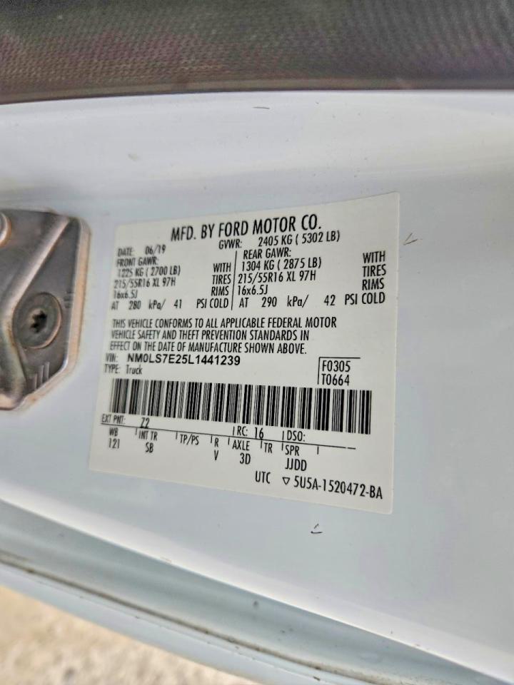 2020 Ford Transit Connect Delivery Van