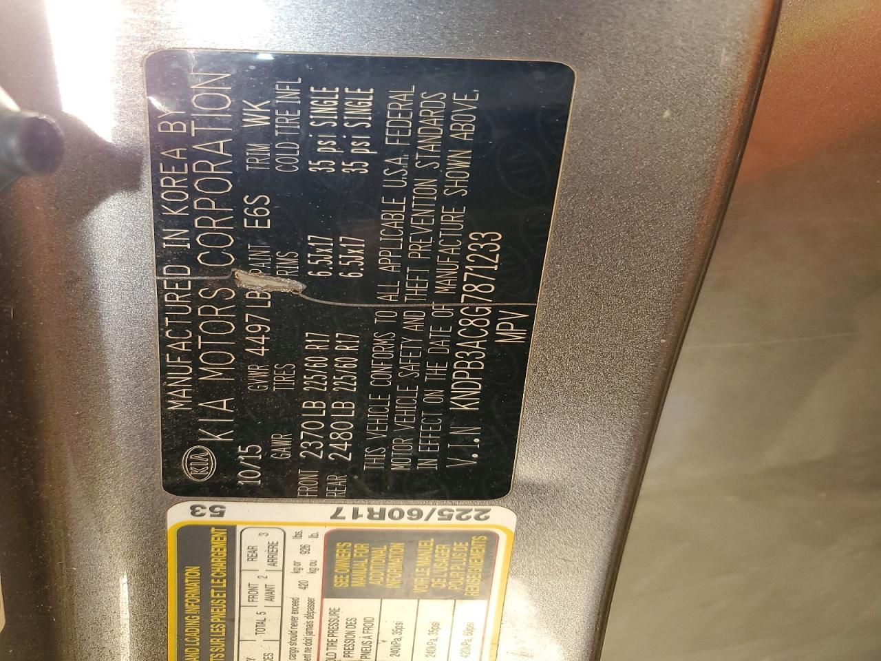 2016 KIA Sportage lx