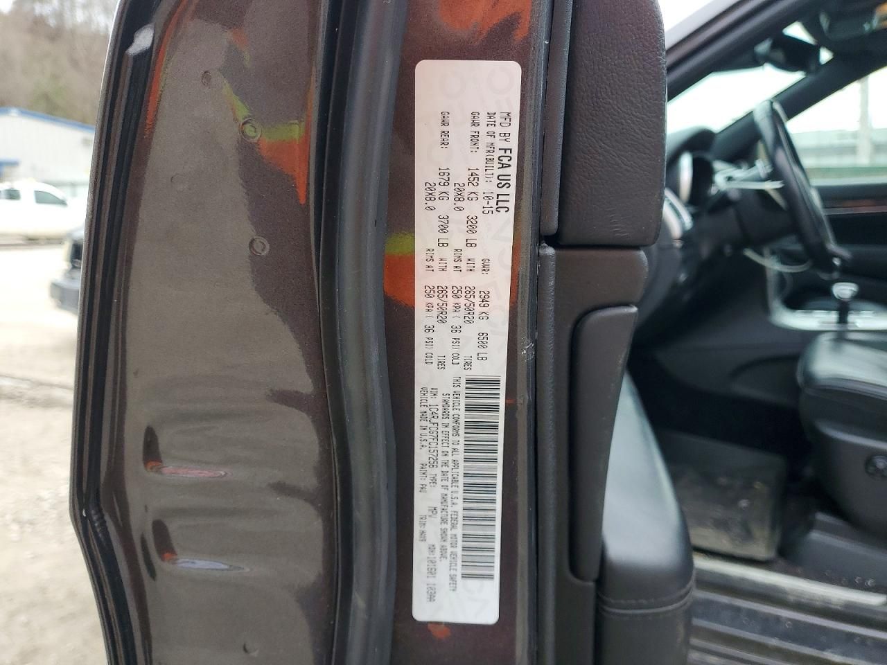 2015 Jeep Grand Cherokee Overland