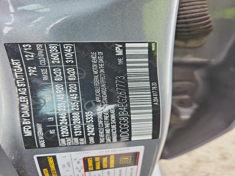 2014 Mercedes-Benz Glk 350 4matic