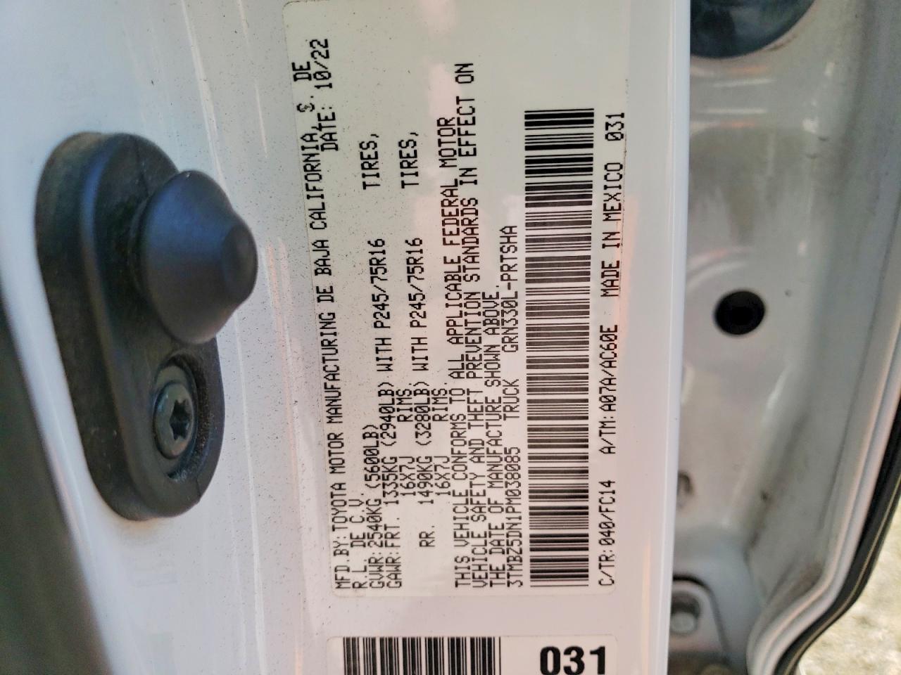 2023 Toyota Tacoma Double cab