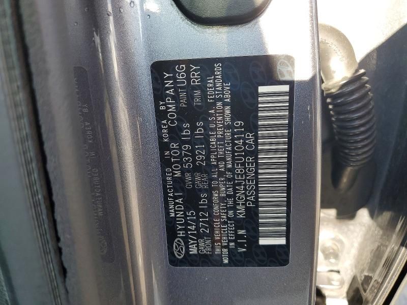 2015 Hyundai Genesis 3.8l