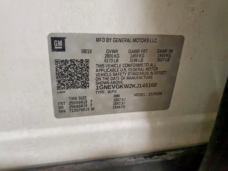 2019 Chevrolet Traverse lt