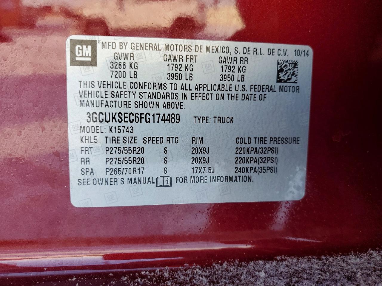 2015 Chevrolet Silverado K1500 ltz