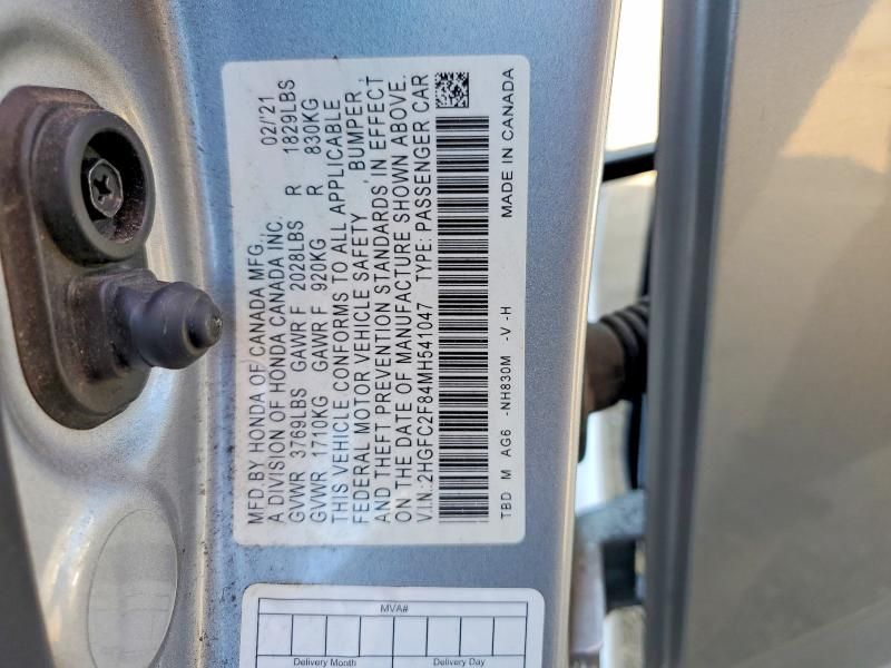 2021 Honda Civic Sport