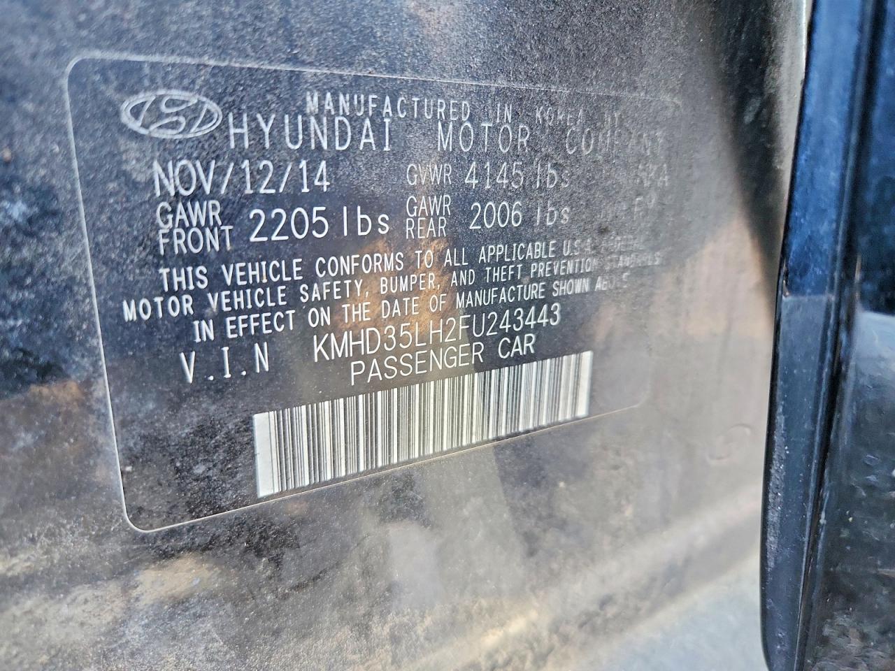 2015 Hyundai Elantra gt