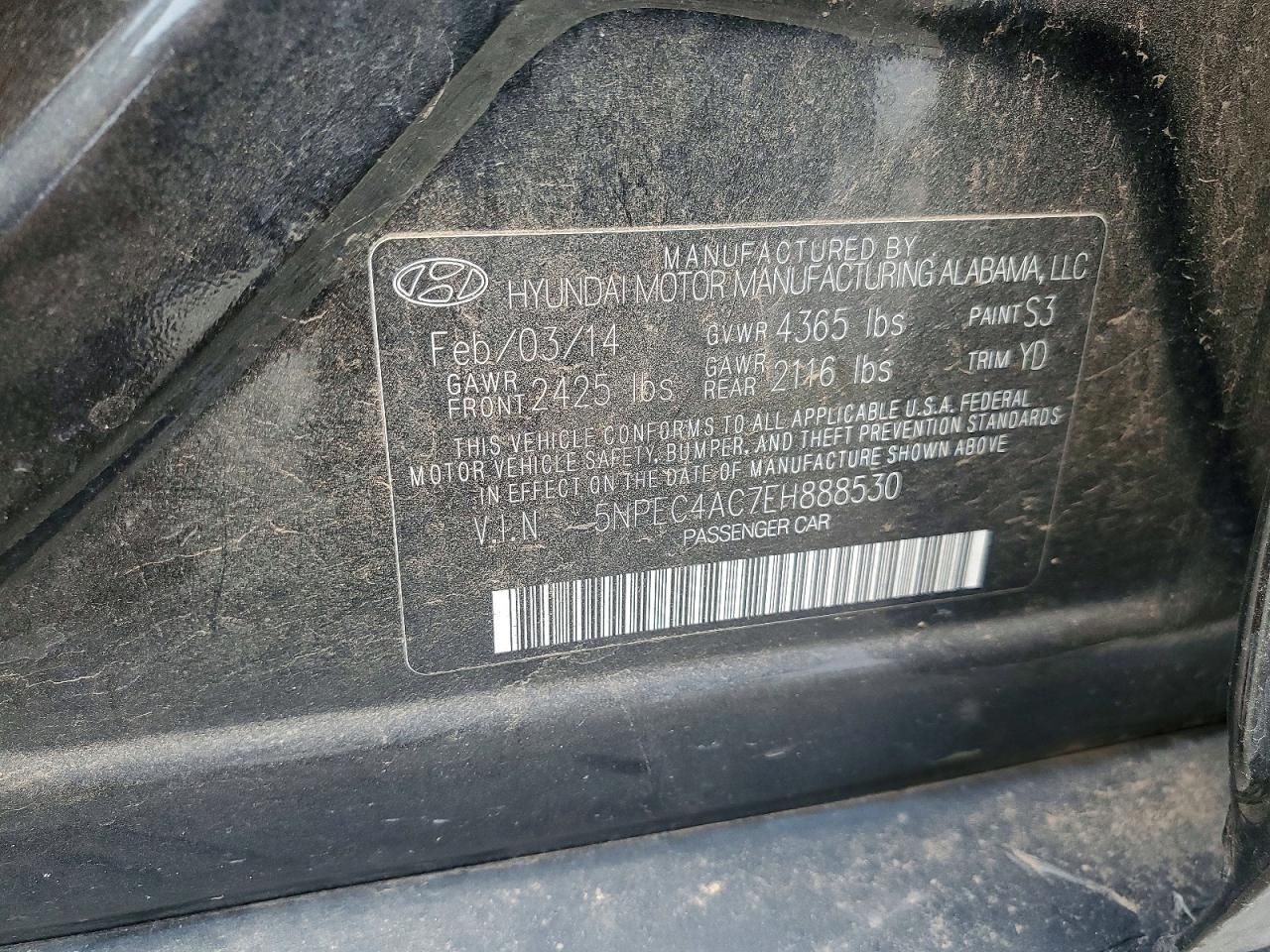 2014 Hyundai Sonata se