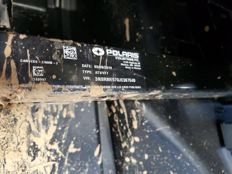 2018 Polaris Ranger 570 Utility Vehicle