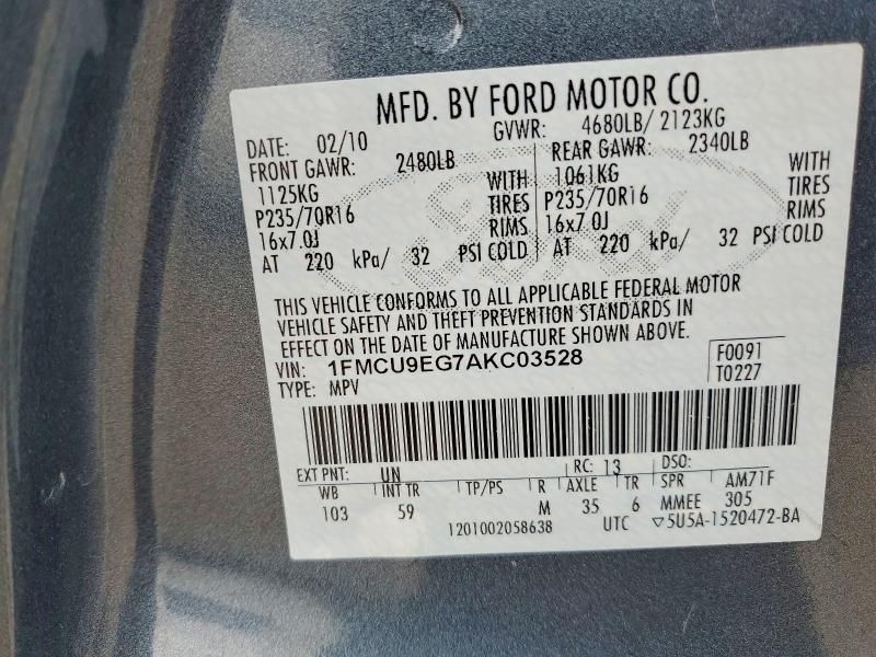 2010 Ford Escape Limited