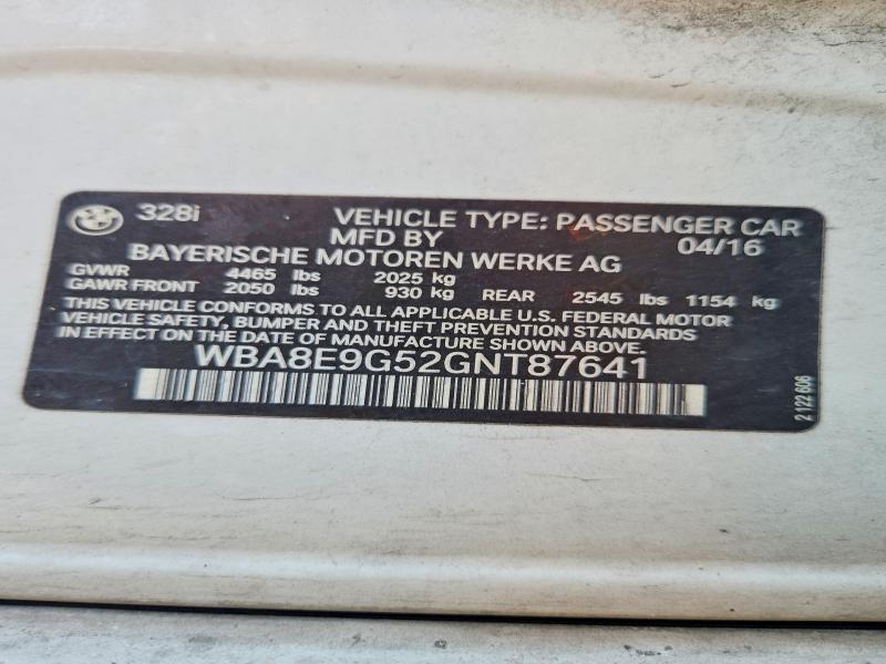 2016 BMW 328 i Sulev