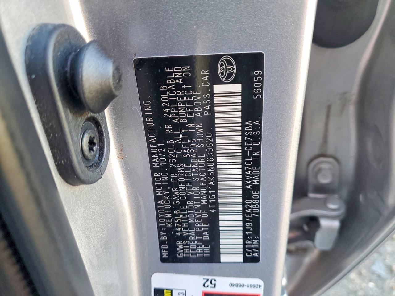 2022 Toyota Camry se