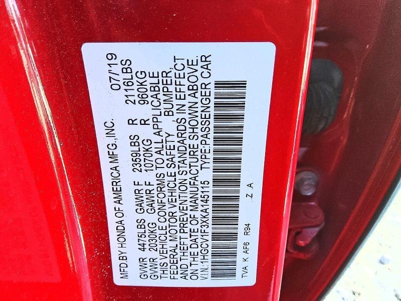 2019 Honda Accord Sport