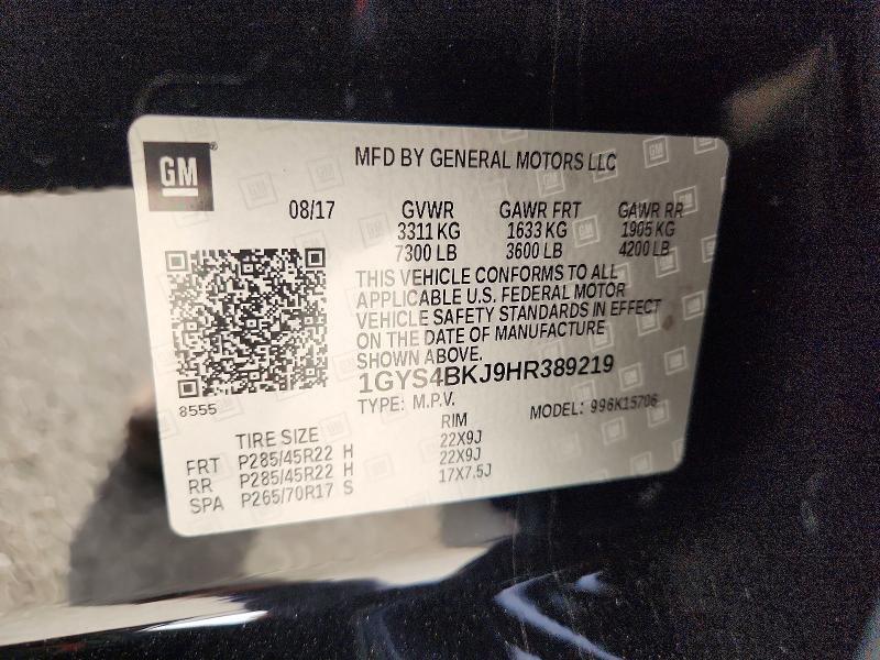 2017 Cadillac Escalade Luxury