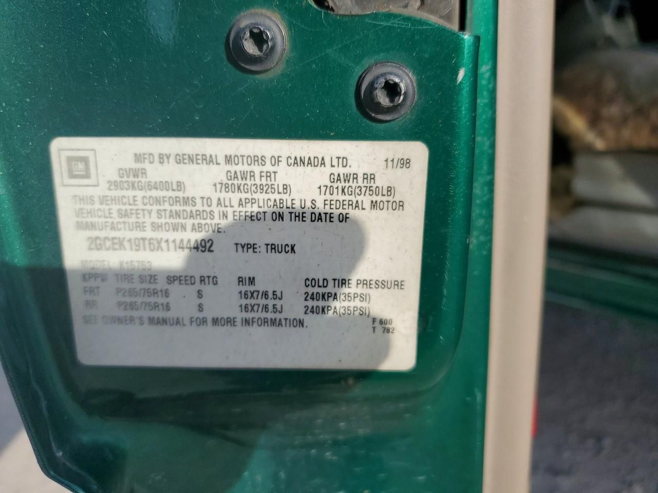 1999 Chevrolet Silverado K1500