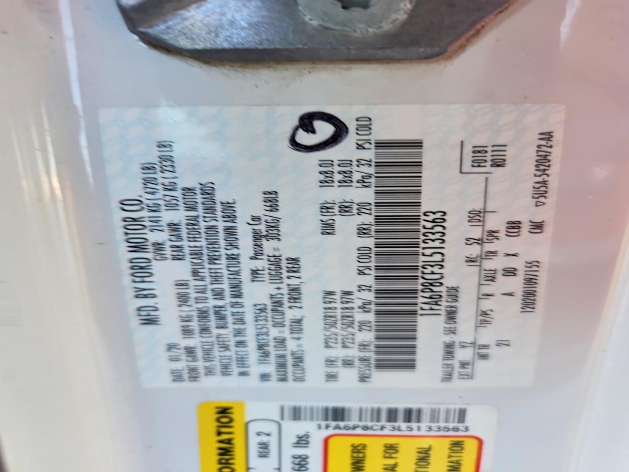 2020 Ford Mustang gt