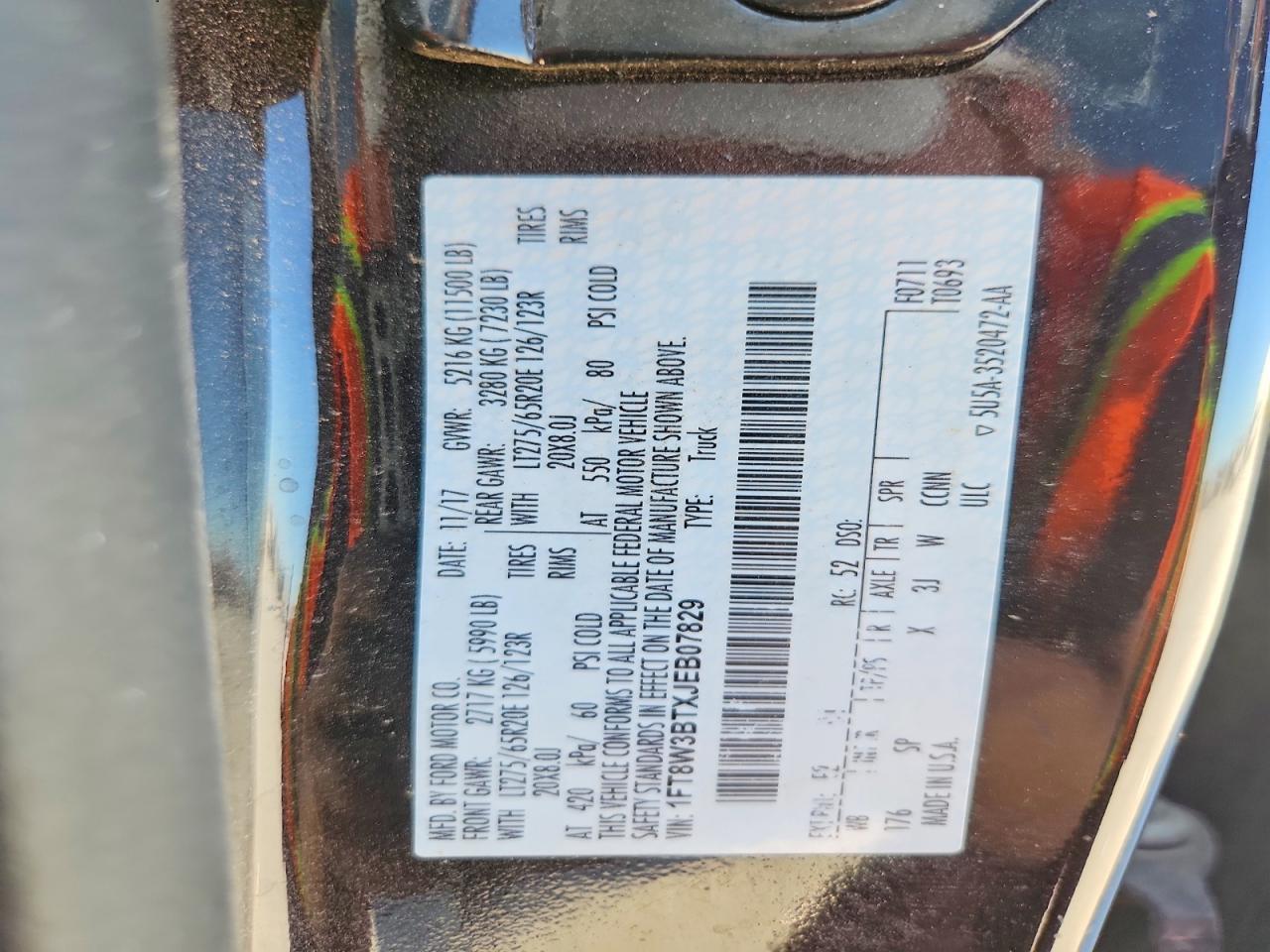 2018 Ford F350 Super Duty