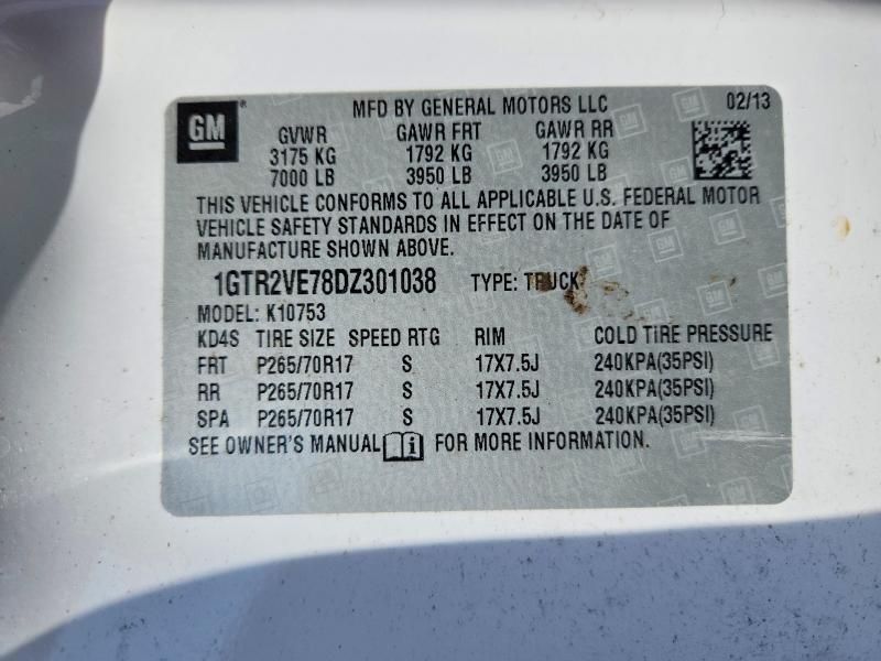 2013 GMC Sierra K1500 sle