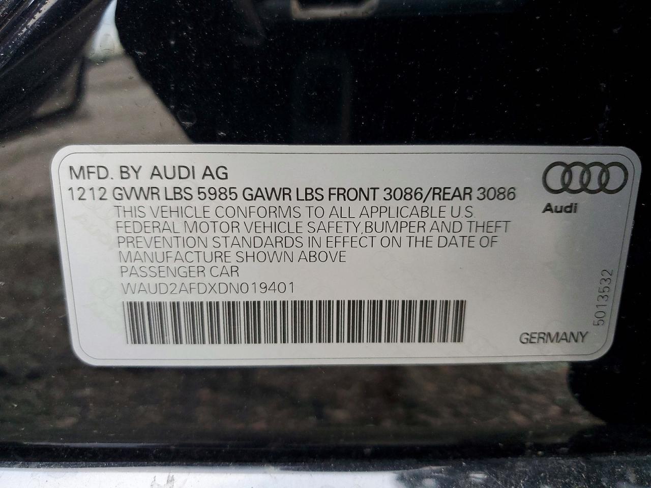 2013 Audi S8 Quattro