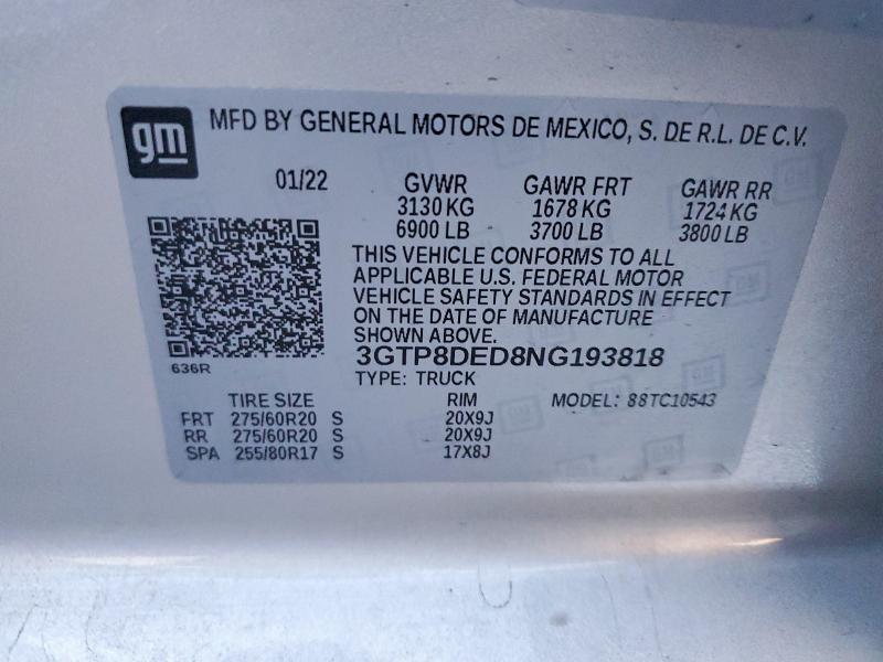 2022 GMC Sierra Limited C1500 slt