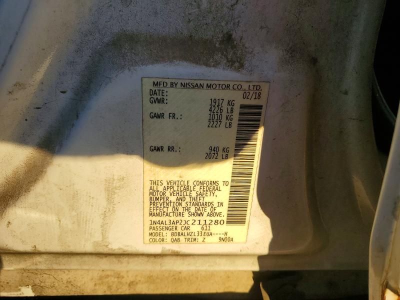 2018 Nissan Altima 2.5