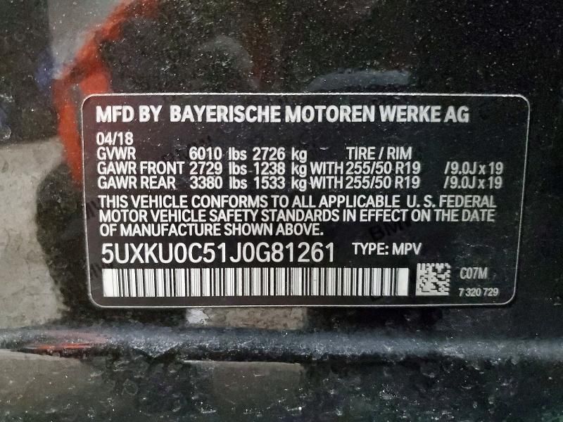 2018 BMW X6 Sdrive35i