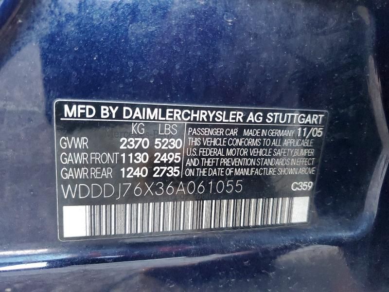 2006 Mercedes-Benz Cls 55 amg