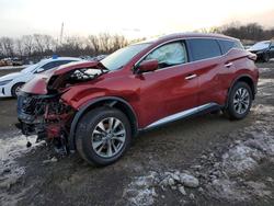 Salvage cars for sale from Copart New Britain, CT: 2016 Nissan Murano s