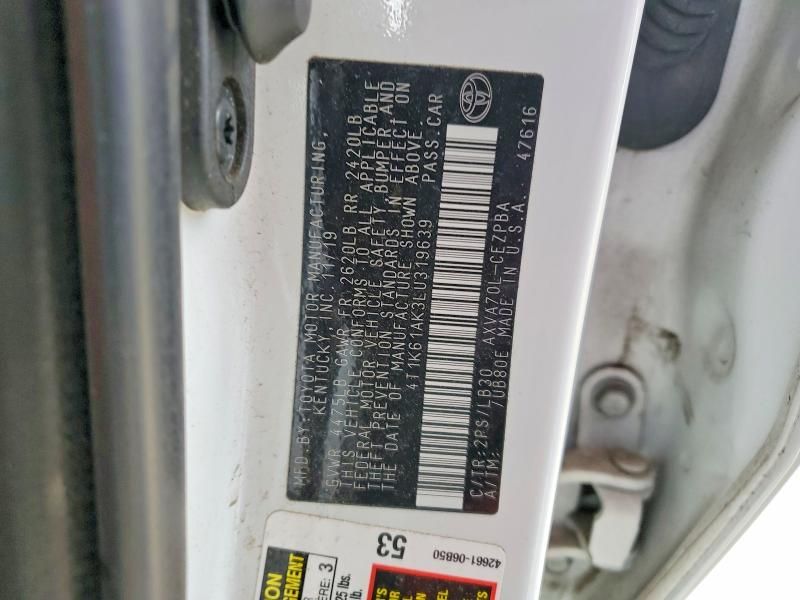 2020 Toyota Camry xse