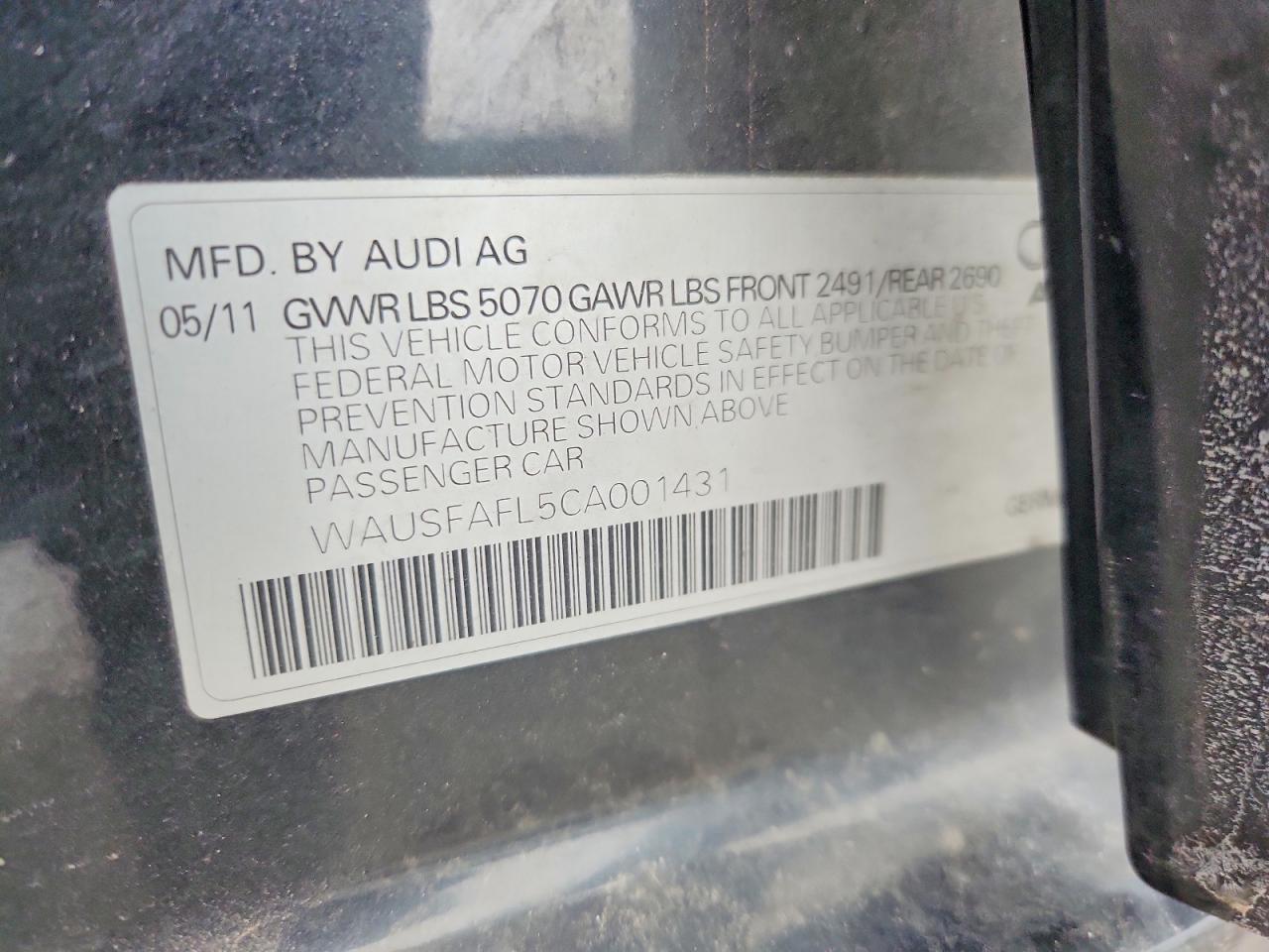 2012 Audi A4 Premium