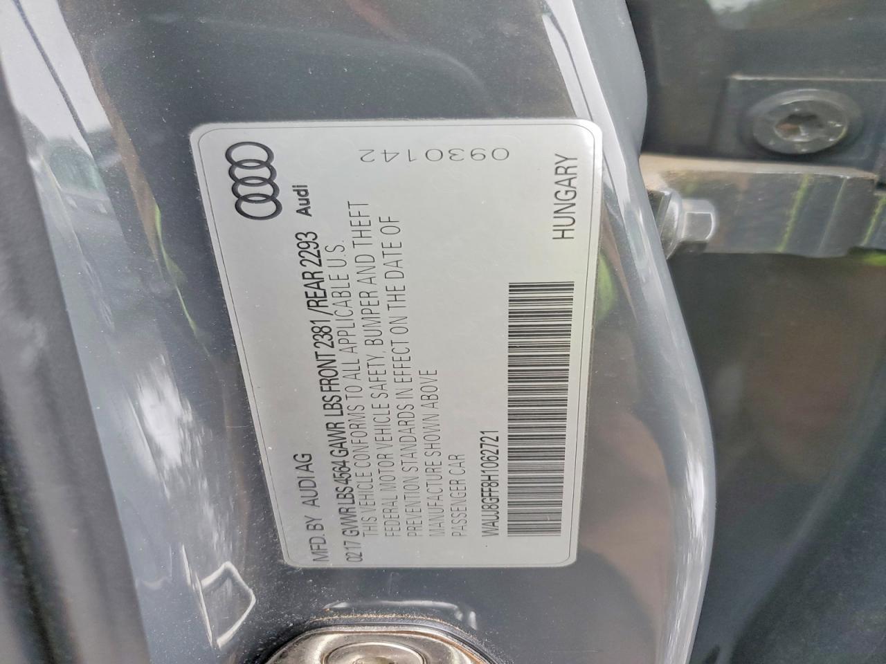 2017 Audi A3 Premium Plus