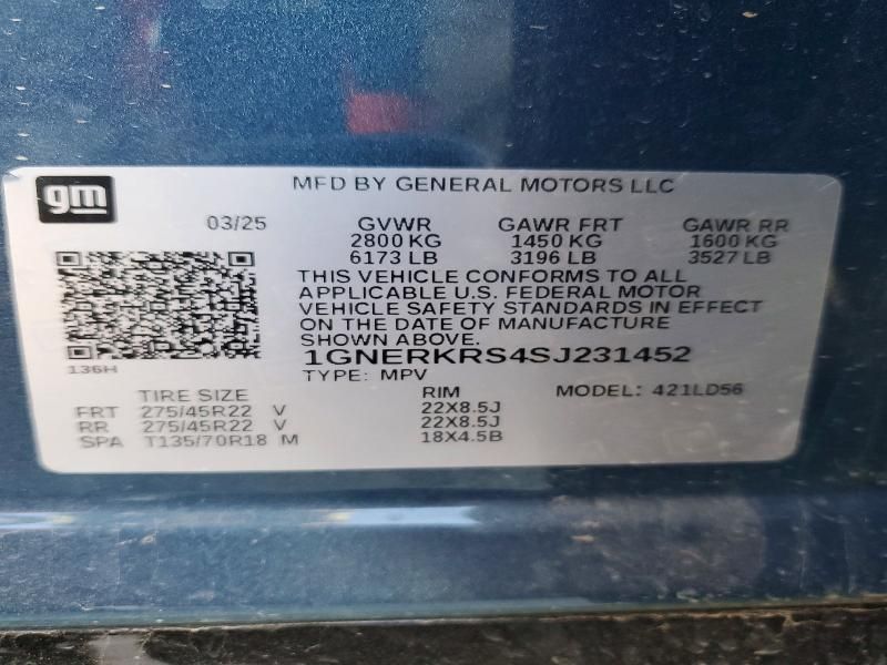 2025 Chevrolet Traverse High Country