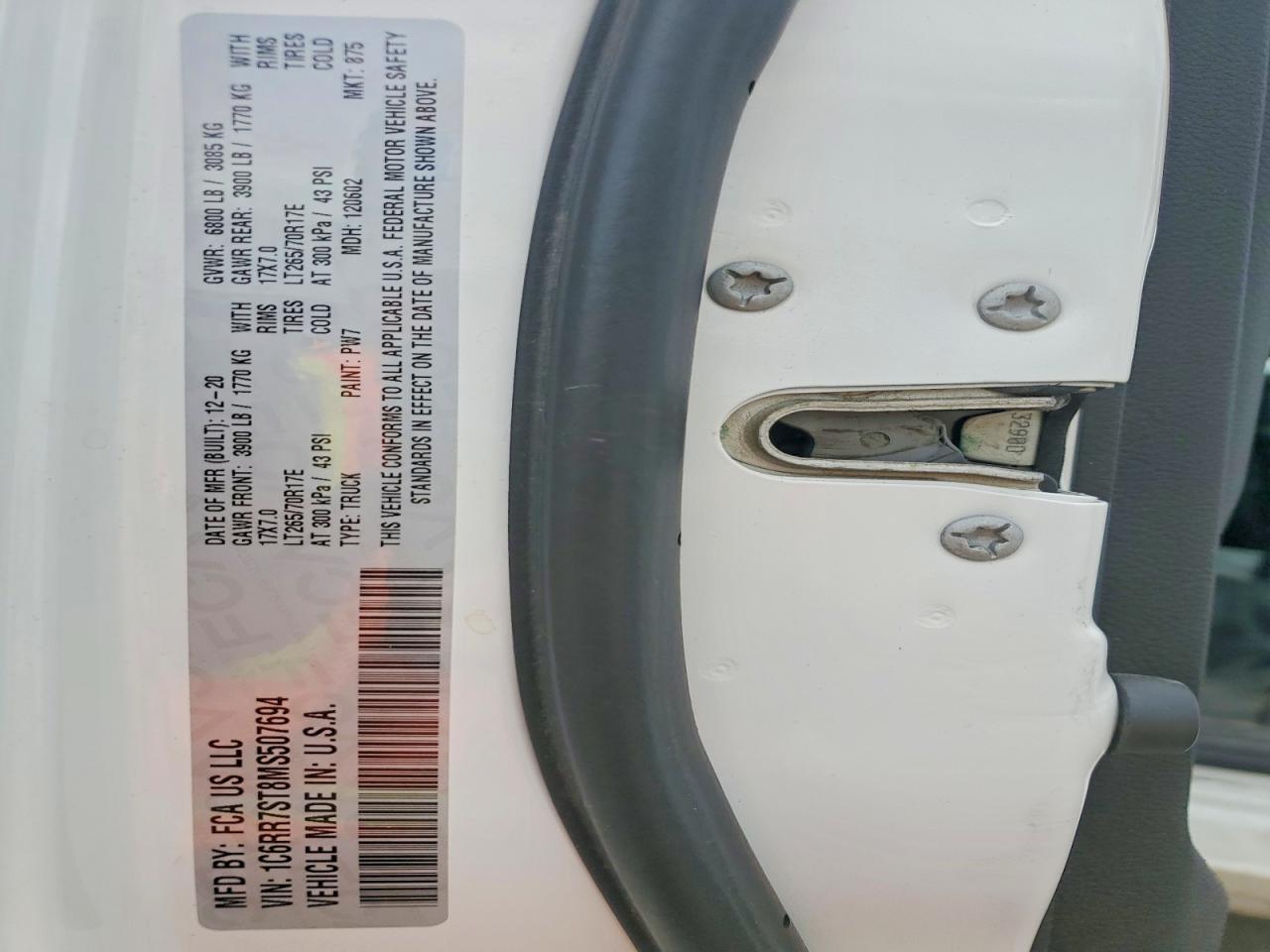 2021 Dodge Ram 1500 Classic Tradesman