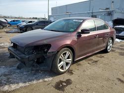 Salvage cars for sale from Copart Fredericksburg, VA: 2013 Volkswagen Passat se