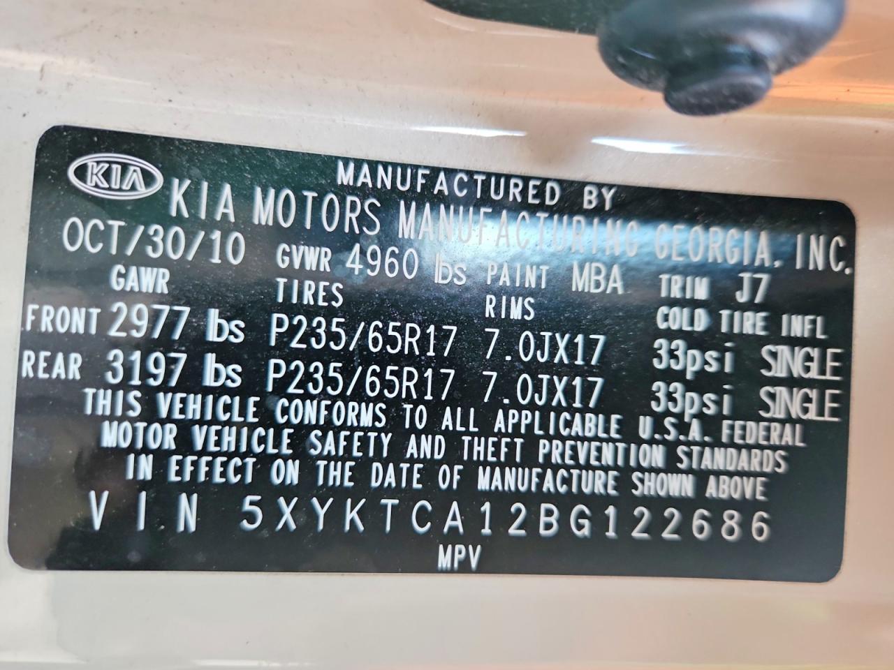 2011 KIA Sorento Base