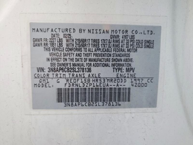 2025 Nissan Kicks sv