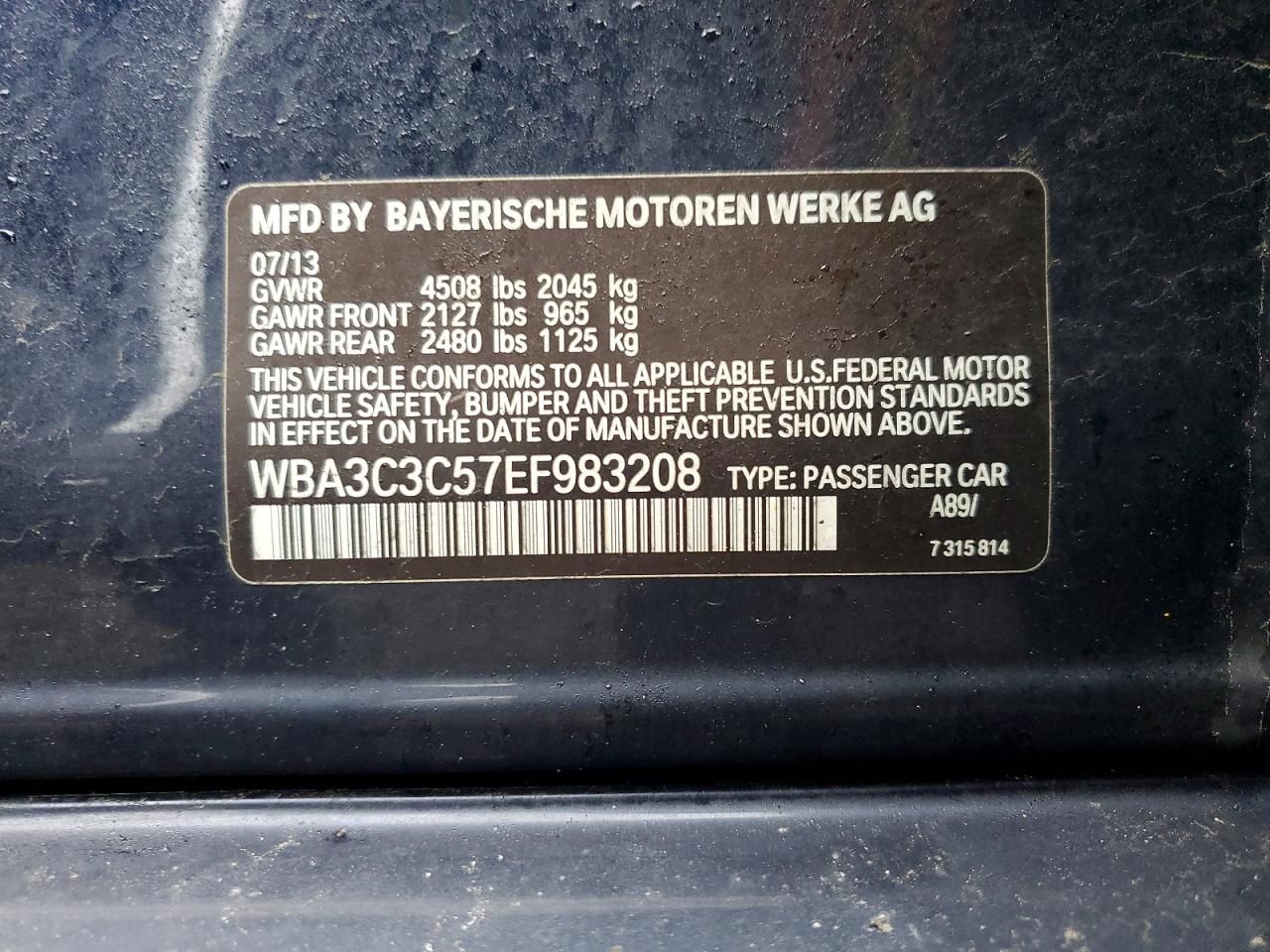 2014 BMW 320 i Xdrive