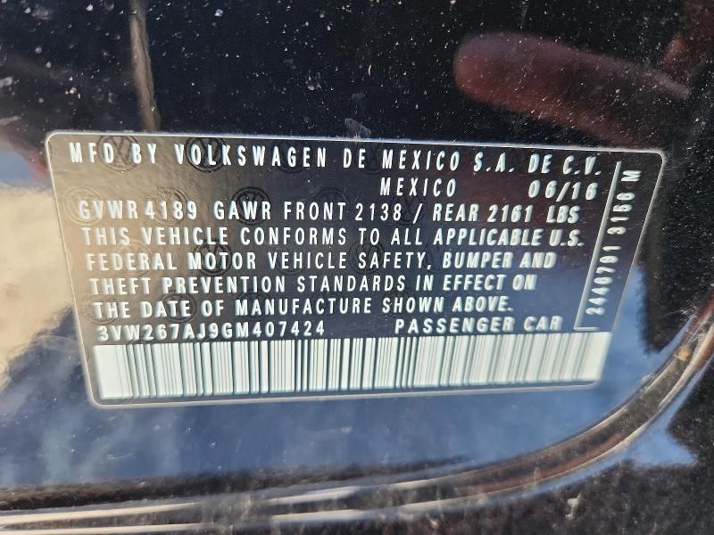 2016 Volkswagen Jetta s