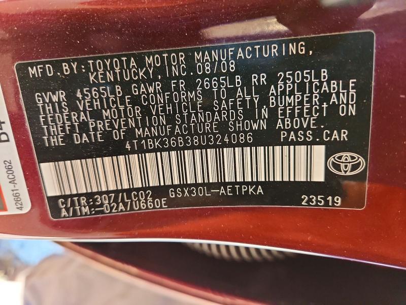 2008 Toyota Avalon xl