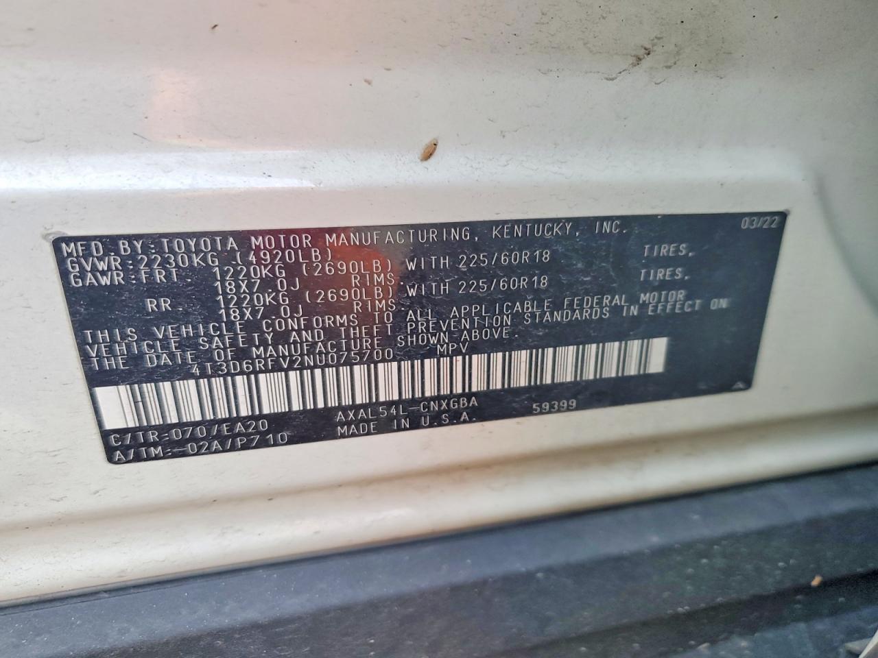 2022 Toyota Rav4 Limited
