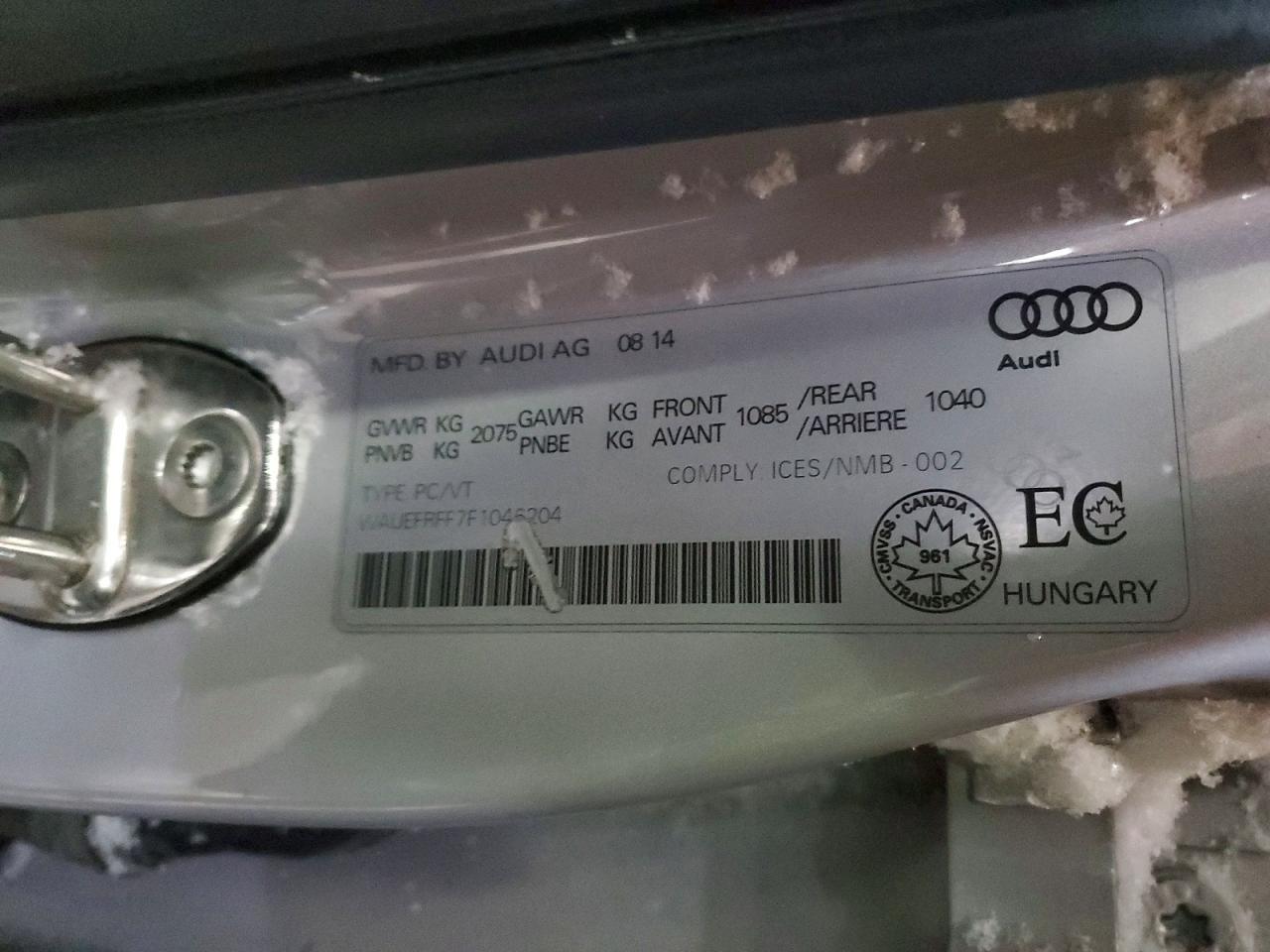 2015 Audi A3 Premium Plus